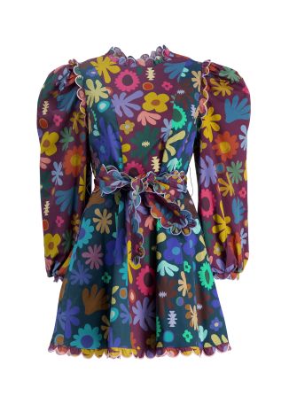 Gozo floral-print stretch-cotton mini dress