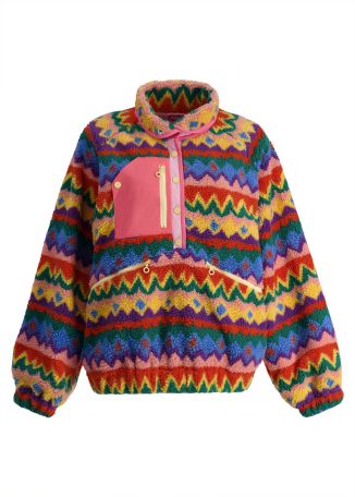 Clarity textured fleece jacket