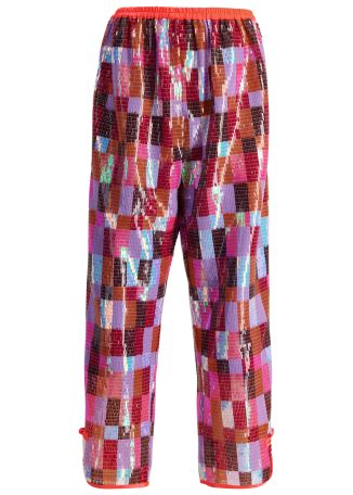 Esplendor sequin-embellished trousers