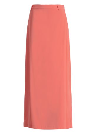 Desire pink wide-leg crepe trousers