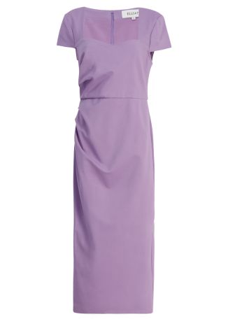 Alina lilac midi dress