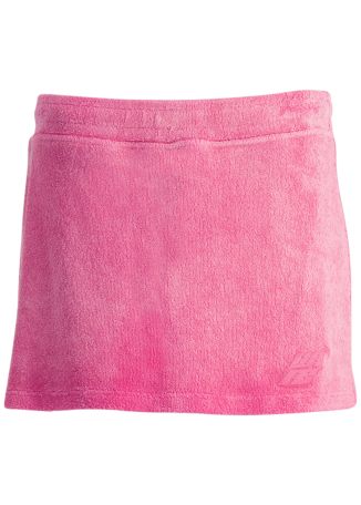 Pink logo-embroidered cotton skort