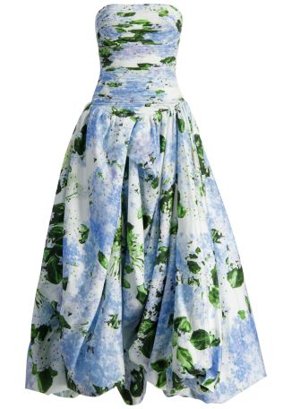 Behold floral-print cotton maxi dress