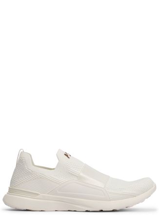 Techloom bliss ivory mesh stretch-knit sneakers