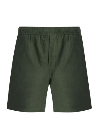 Sajabari green linen shorts