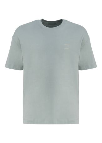 Joel blue logo-print cotton t-shirt