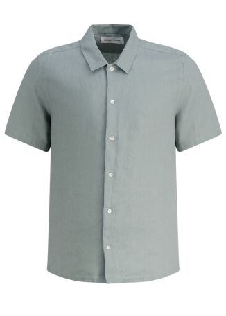 Saavan jx blue linen shirt