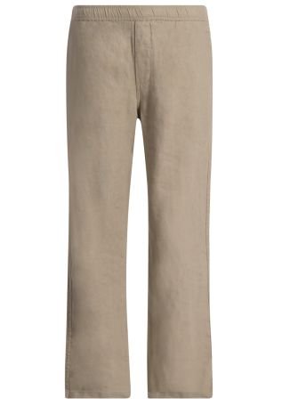 Sajabari x straight-leg linen trousers
