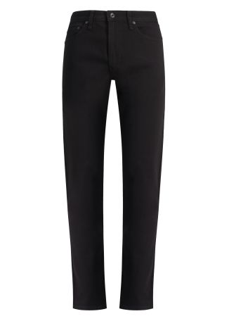 Fit 3 black straight-leg jeans