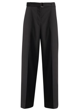 Castro black wide-leg trousers