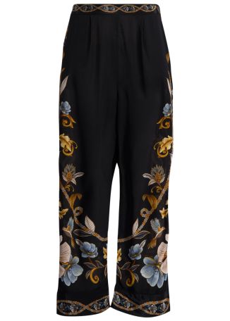 Flowerful garden printed pyjama trousers