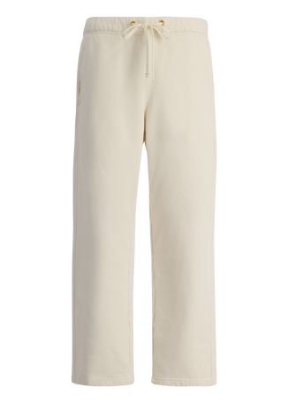 Ivory cotton sweatpants