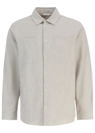 Pinstriped stretch-cotton shirt