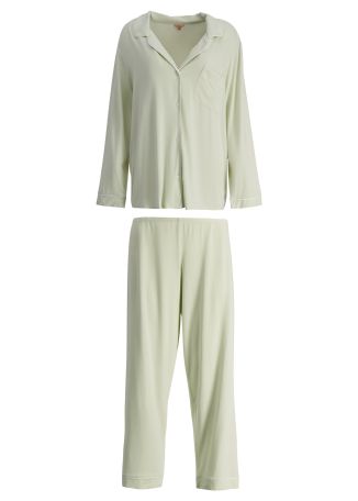 Gisele green stretch-modal pyjama set