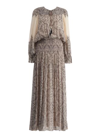 Chavi off-the-shoulder chiffon top