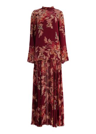 Niya printed chiffon maxi dress