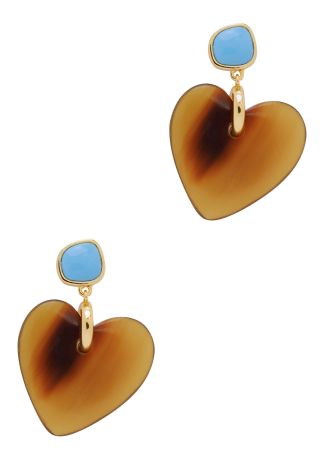 Dulcinea gemstone-embellished drop earrings