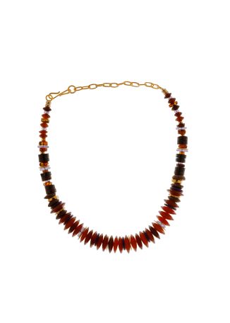 Bead-embellished necklace