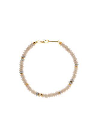 Laguna bead-embellished necklace