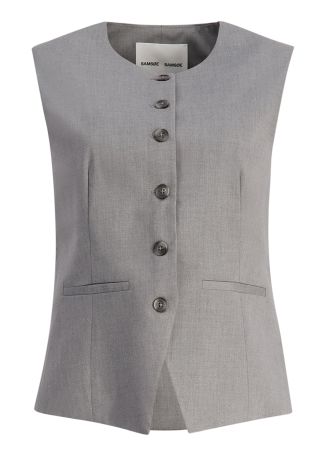 Saruma grey vest