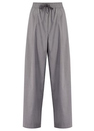 Sarila grey flared-leg trousers