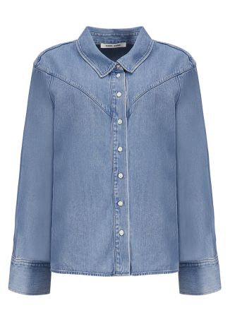 Samos blue denim shirt
