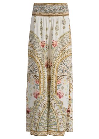 Ottoman dynasty printed silk trousers