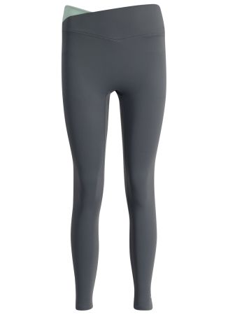 Wander two-tone stretch-jersey leggings