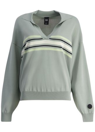 Retreat collar knitted jumper