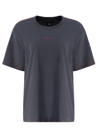 Shift blue logo cotton t-shirt