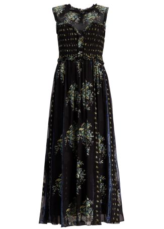 Kasia floral-print silk-blend midi dress