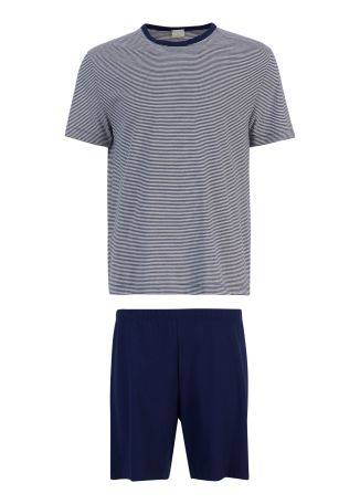 Striped cotton pyjama set