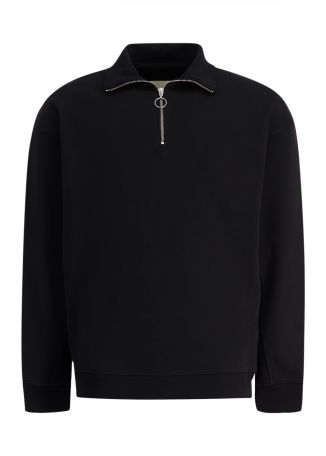 Omaha black cotton sweatshirt