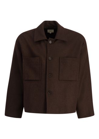 Hola brown wool-blend jacket