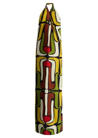Oliviera printed maxi dress