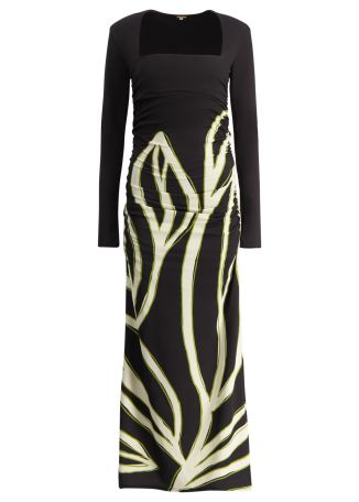 Megara printed maxi dress