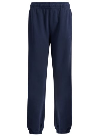 Karter navy logo-embroidered cotton sweatpants