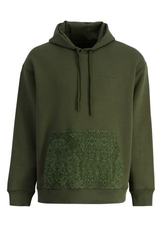 Hooded cotton sweatshirt
