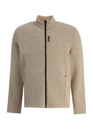 Logo wool-blend jacket