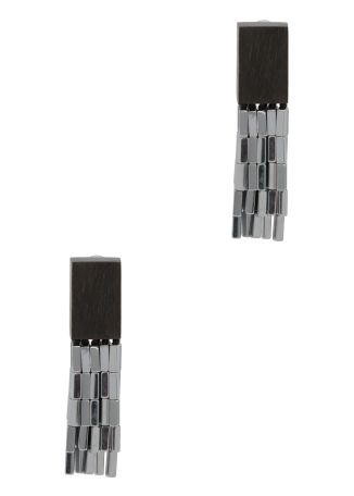 Aria stone-embellished clip-on drop earrings