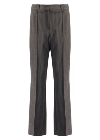 Salot grey pinstriped trousers