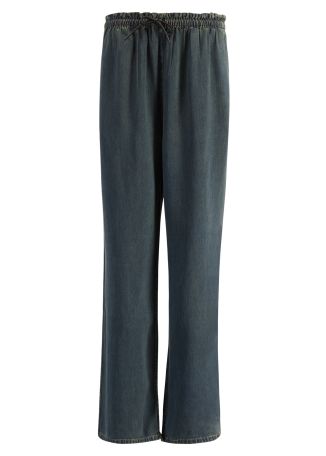 Satopiary straight-leg denim trousers