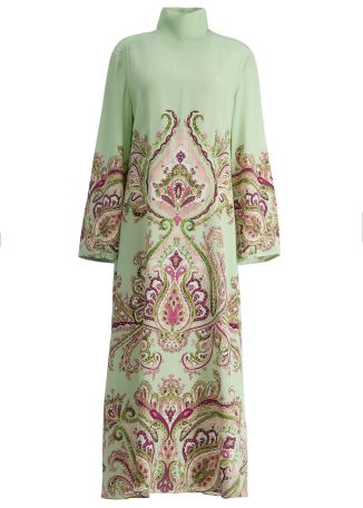 Jimi printed silk maxi dress