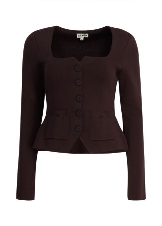 Rachela brown knitted top