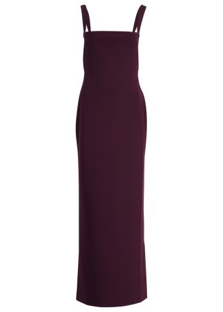Joni purple crepe maxi dress