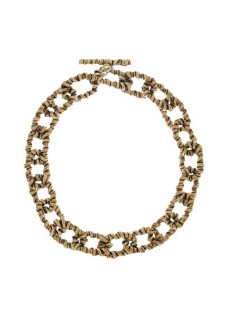 Signature silver textured necklace