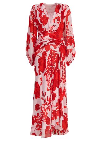 Aleyna floral-print georgette maxi dress