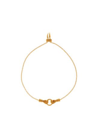 X harris reed in good hands crystal-embellished 18kt gold-plated bracelet