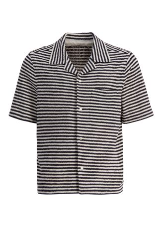 Cedric striped cotton-blend shirt