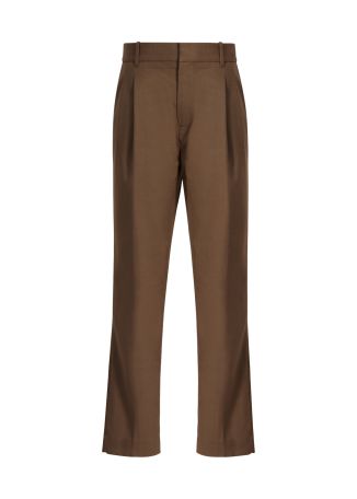 Bramble straight-leg rayon-blend trousers